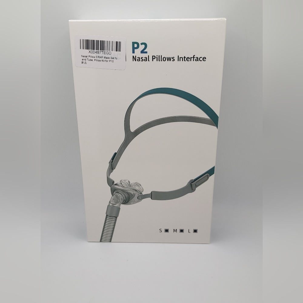 P2 Nasal Pillow Mask Kit Compatible with P10 Machine – S M L Cushions